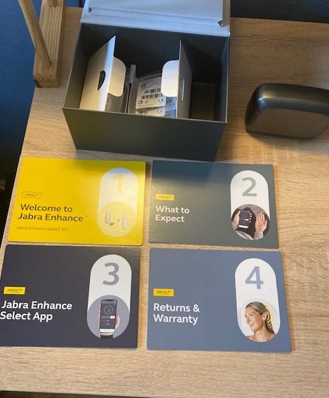 Unboxing my Enhance Select 300 package from Jabra Enhance Unboxing my Enhance Select 300 package from Jabra Enhance