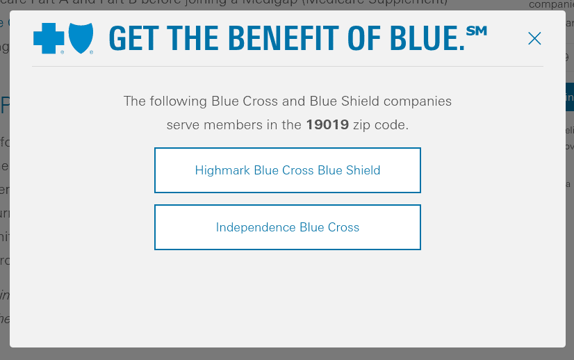 Finding your local BCBS Medigap providers Finding your local BCBS Medigap providers